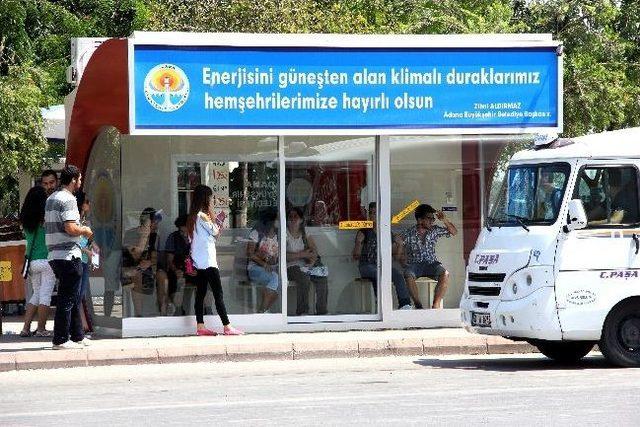 Adanalının Klimalı Durak Keyfi