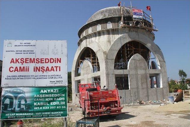 Akşemseddin Camii Hızla Yükseliyor