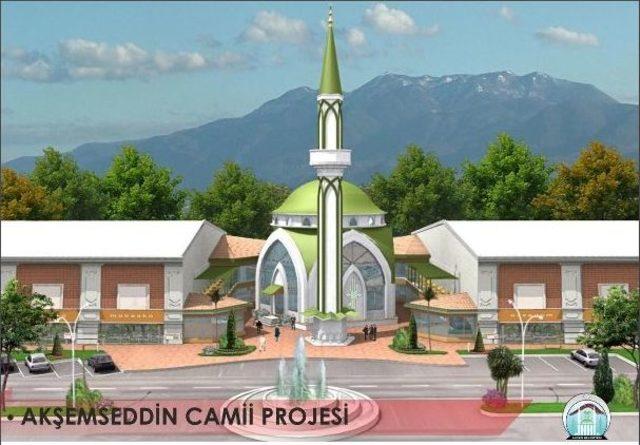 Akşemseddin Camii Hızla Yükseliyor