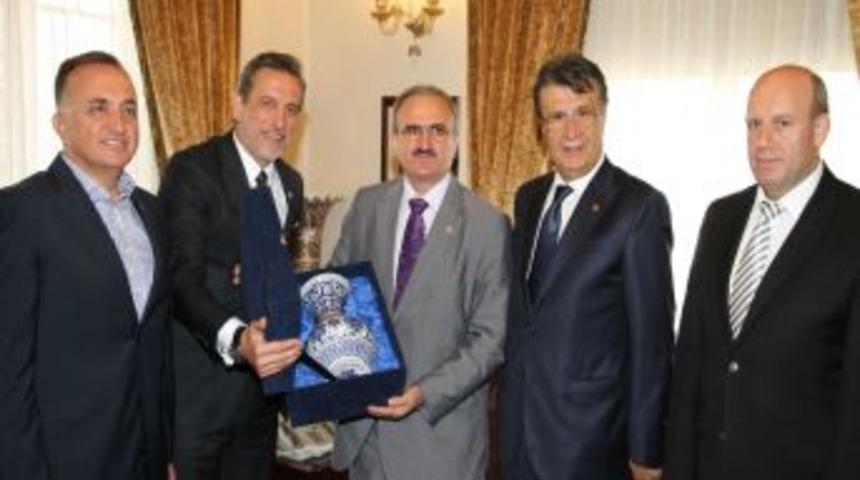Vali Karaloğlu, BTSO Başkanı Burkay'ı Kabul Etti