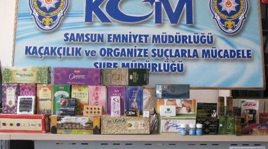 Baharat&ccedil;ıya Cinsel &Uuml;r&uuml;nler Baskını