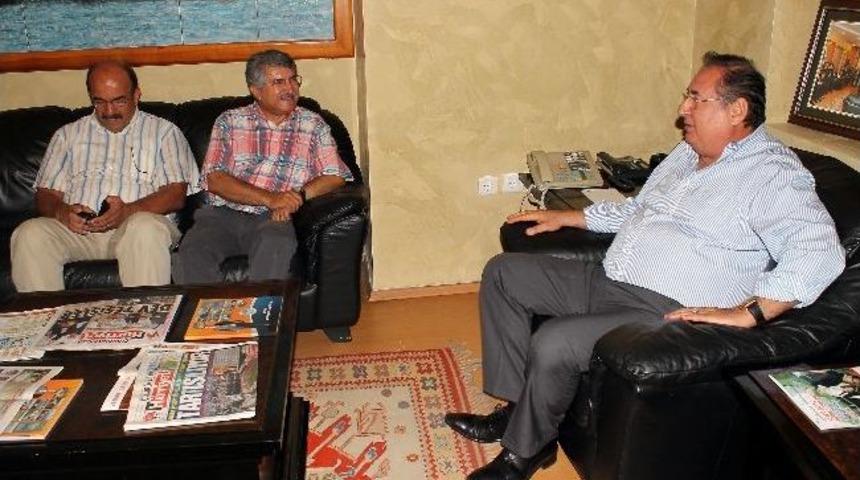 Sağlar'dan Başkan Özcan'a Ziyaret