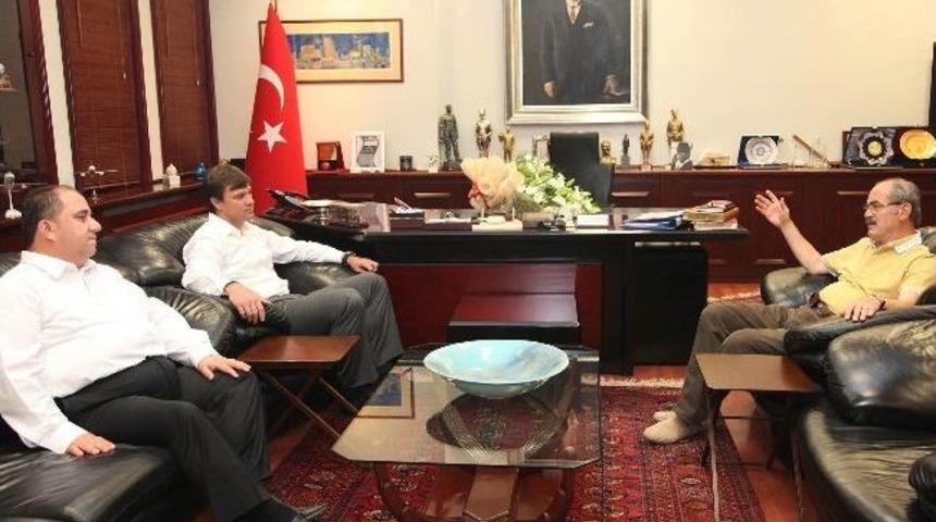 Ertuğrul Sağlam&rsquo;dan B&uuml;y&uuml;kerşen&rsquo;e Ziyaret