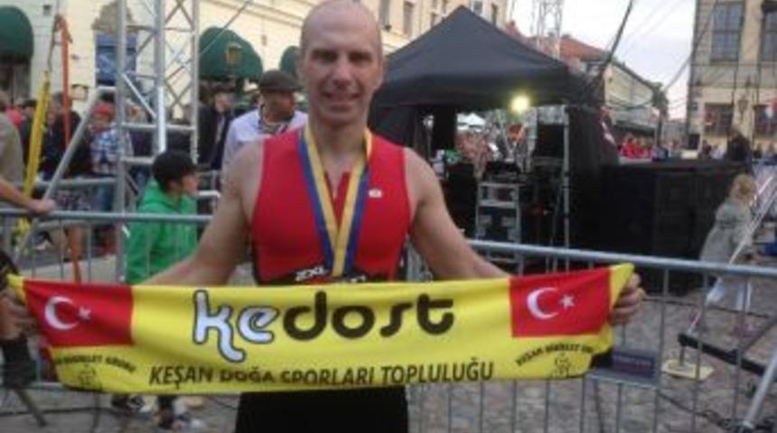 Keşanlı Atlet, 'demir Adam' &Uuml;nvanı Aldı