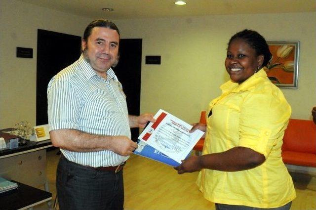 10 Bin Km Uzaktan Gelerek Staj Yaptılar 1