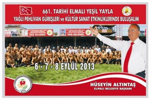 Elmalı, 661.tarihi Yeşilyayla Yağlı Pehlivan Güreşlerine Hazır