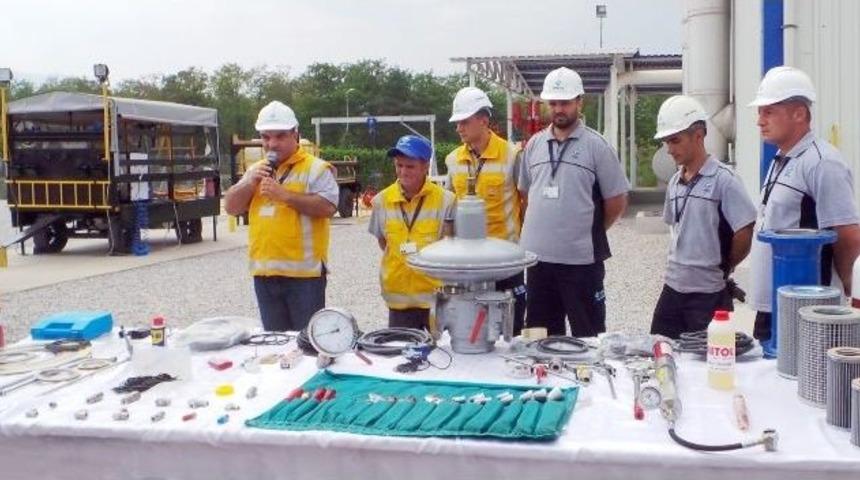 Samgaz Afet Tedbirleri Tatbikatı Yaptı