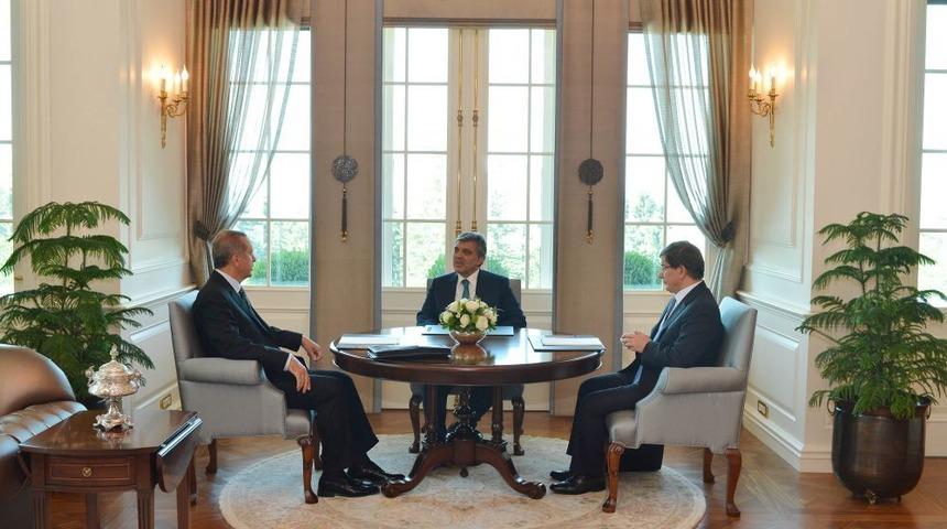 G&uuml;l, Erdoğan Ve Davutoğlu Ile Ortadoğu'yu Konuştu
