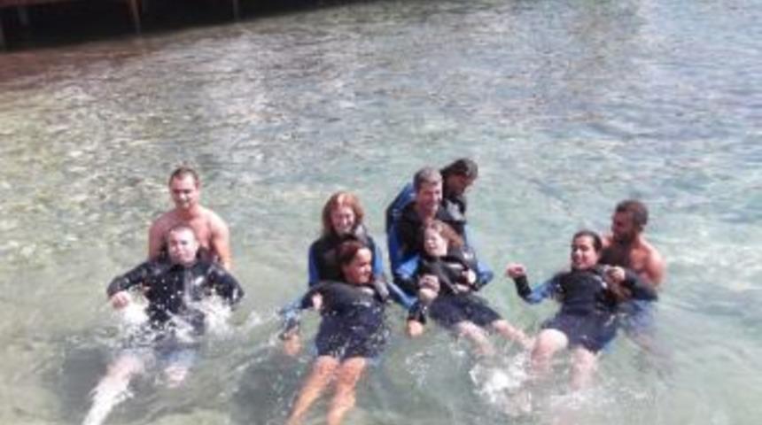 S&ouml;keli Engelli &Ouml;ğrencilerin Deniz Sevinci