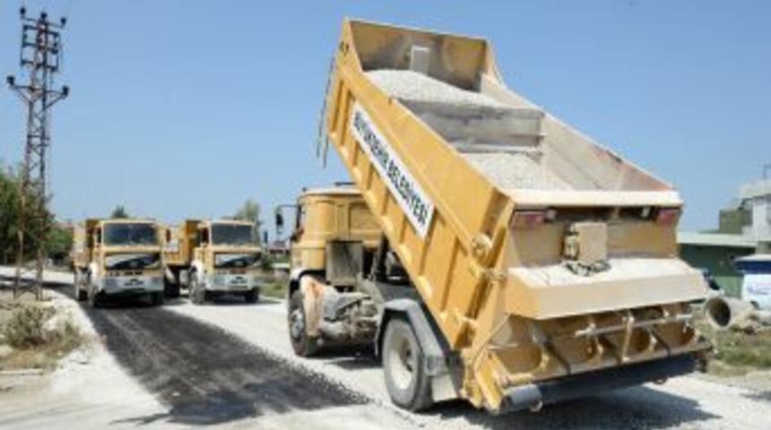 B&uuml;y&uuml;kşehir Yol Ekipleri Sarıhamzalı Mahallesi&rsquo;nde