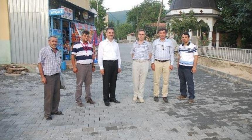 Haydariye K&ouml;y&uuml;ne 4 Bin Metrekare Parke Taşı D&ouml;şendi