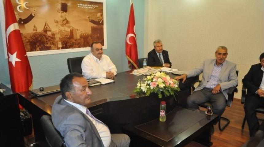 Taş Medreseliler&rsquo;den Mhp Kayseri İl Başkanlığına Ziyaret