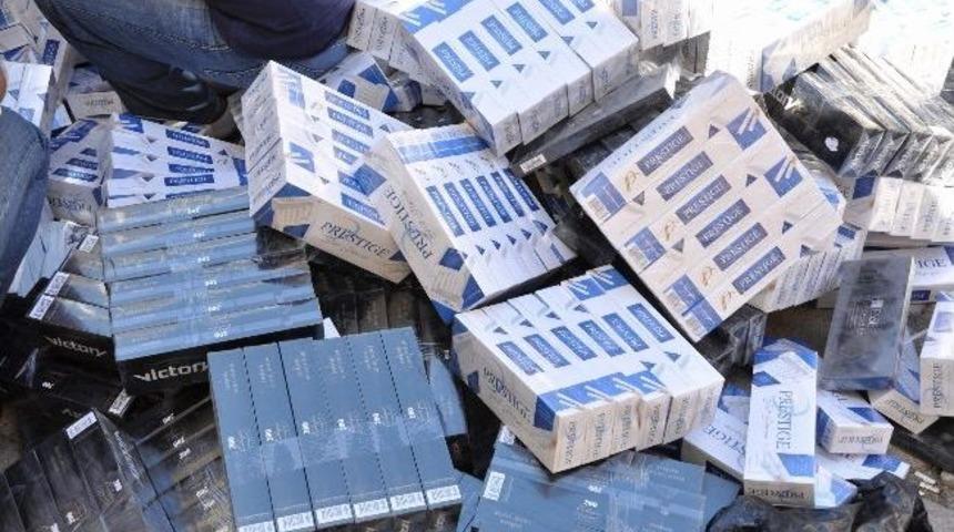 İslahiye'de Ka&ccedil;ak Sigara Ve Esrar Ele Ge&ccedil;irildi: 2 G&ouml;zaltı