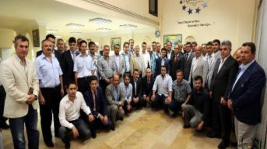 Karacan, T&uuml;msiad Eskişehir Şube Başkanı Engiz'le Buluştu