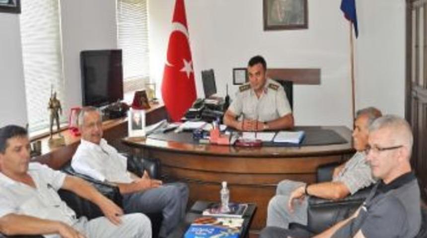 İtso&rsquo;dan İl&ccedil;e Jandarma Komutanına Ziyaret