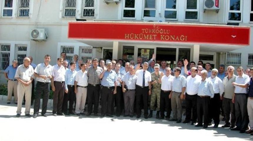 T&uuml;rkoğlu Kaymakamı Uğurlandı