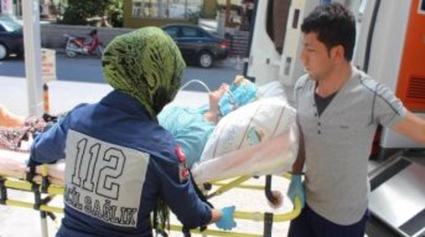 Beyşehir'de Arının Soktuğu Hamile Kadın Hastanelik Oldu