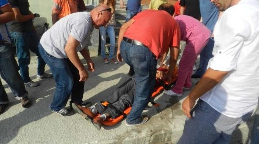 &Ccedil;erkezk&ouml;y'de Motosiklet Kazası: 1 Yaralı