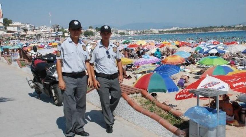 Didim&rsquo;de Altınkum Plajı &Ouml;zel G&uuml;venlik G&ouml;revlilerince Korunmaya Başlandı