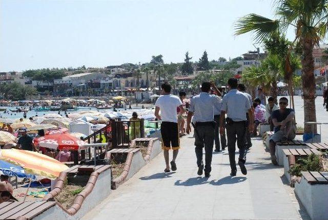 Didim’de Altınkum Plajı Özel Güvenlik Görevlilerince Korunmaya Başlandı 1