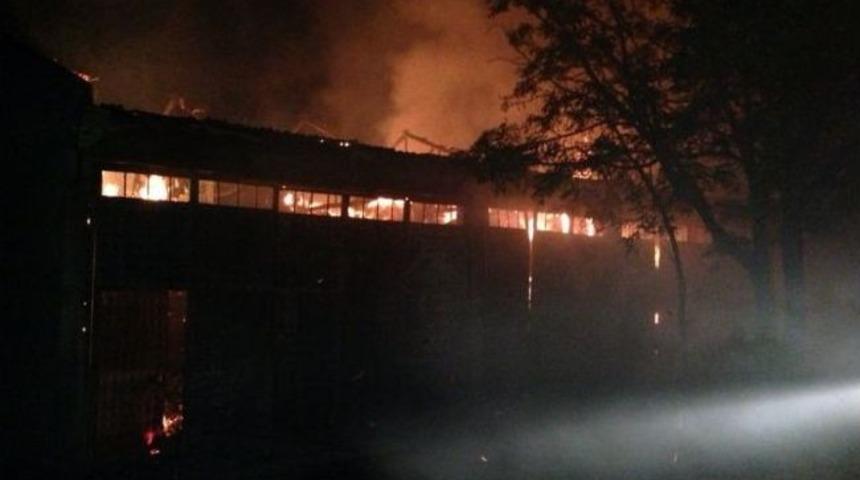 Tarım Deposunda Yangın