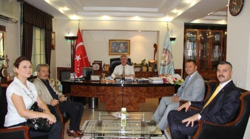 Mhp Kırklareli Belediye Başkan Aday Adayı Bulut&rsquo;dan, Chp Belediye Başkanı &Ccedil;ağlayan&rsquo;a Ziyaret