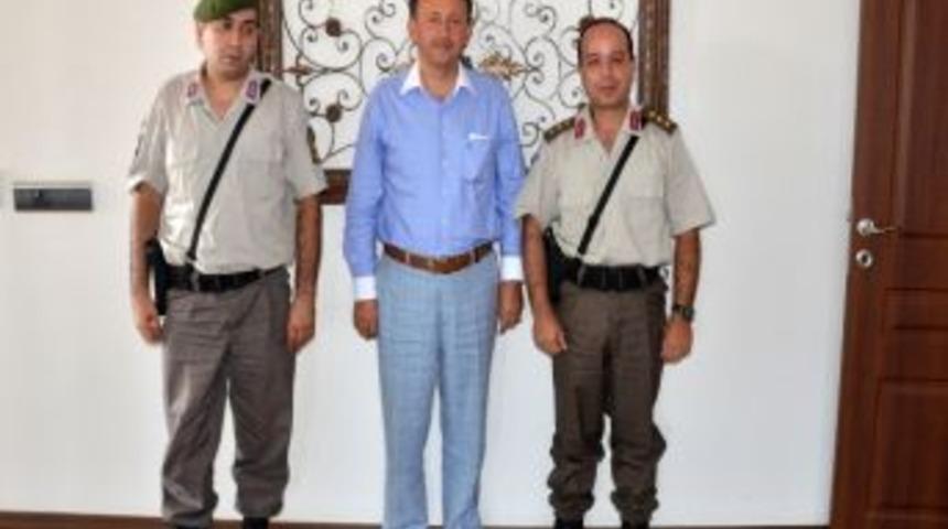 Y&uuml;zbaşından Başkan Karabalık'a Ziyaret