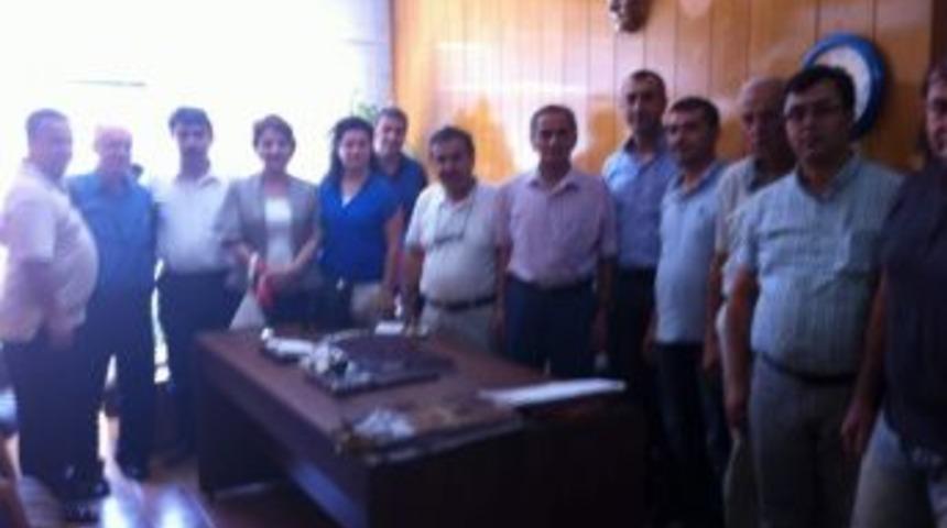 Meslek Mensuplarından Vergi Dairesi M&uuml;d&uuml;r&uuml;ne Ziyaret