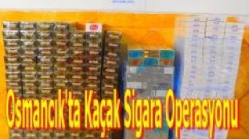 Osmancık'ta ka&ccedil;ak sigara operasyonu