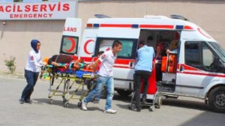 Şarampole yuvarlandı