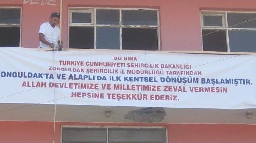 Alaplı&rsquo;da İlk Kentsel D&ouml;n&uuml;ş&uuml;m