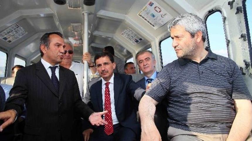 Bakan Erg&uuml;n, K&ouml;rfez Ge&ccedil;iş K&ouml;pr&uuml;s&uuml;'nde İncelemelerde Bulundu