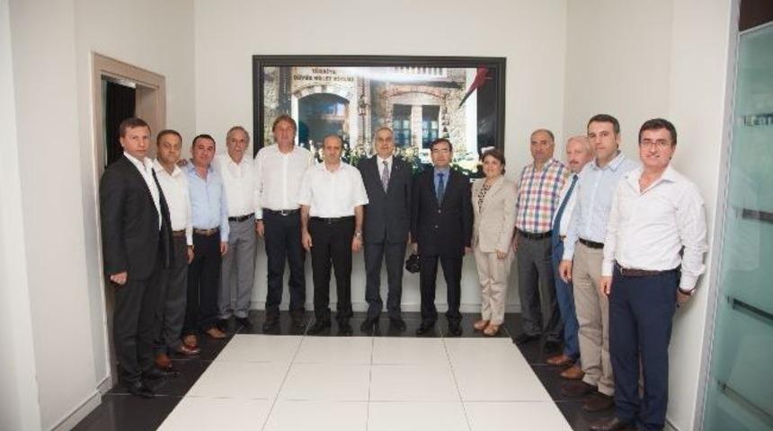 Kaymakamlardan Satso&rsquo;ya Veda Ziyareti