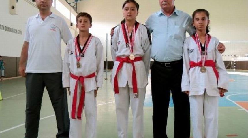 Arabanlı Minik Taekwondoculardan Şampiyonluk Başarısı