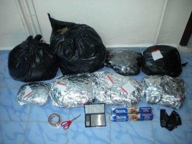 Siverek te 19 Kilo Esrar Ele Ge&ccedil;irildi 3