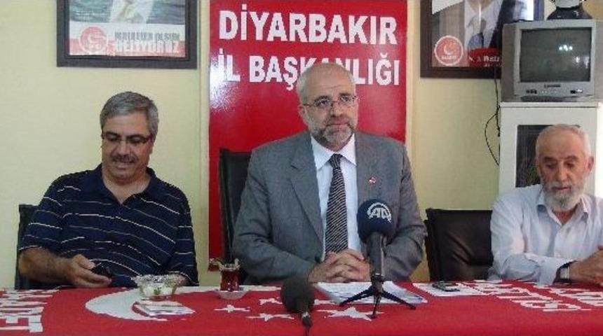 Sp Diyarbakır İl Başkanı Bozan'dan G&uuml;ndeme İlişkin A&ccedil;ıklama