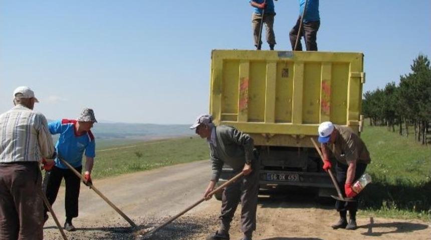 Sorgun&rsquo;da Bu Yıl 29 Km Yol Asfaltlandı