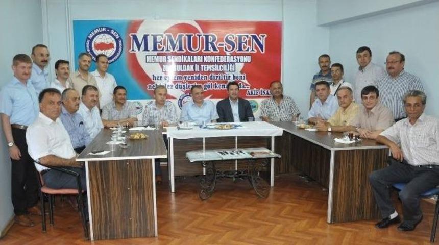 Ak Parti Heyetinden Memur-sen&rsquo;e Ziyaret