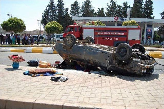 Şanlıurfa da Trafik Kazası: 2 Yaralı 1