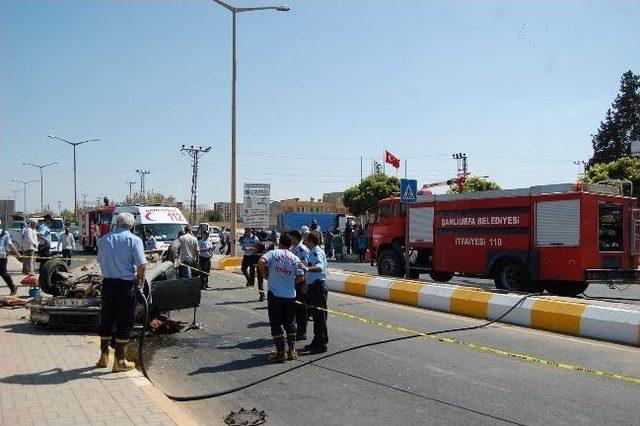 Şanlıurfa da Trafik Kazası: 2 Yaralı 2