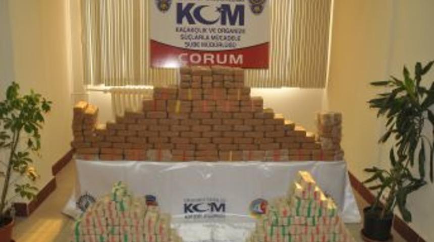 &Ccedil;orum'da 187 Kilo Eroin Ele Ge&ccedil;irildi