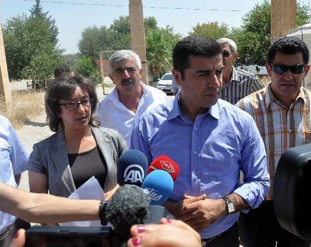 Demirtaş, Nusaybin Sınırında İncelemelerde Bulundu