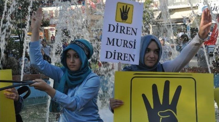 Sinop'ta Mısır Halkına Destek Mitingi