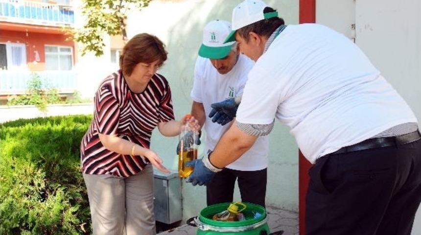 (&ouml;zel Haber) Bitkisel Atık Yağları Toplayarak &Ccedil;evreyi Koruyorlar