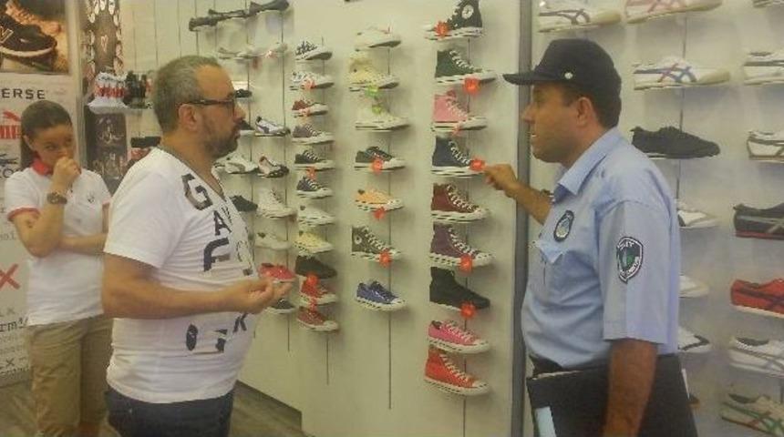 Zabıtadan Etiket Bulundurmayan Esnafa Uyarı