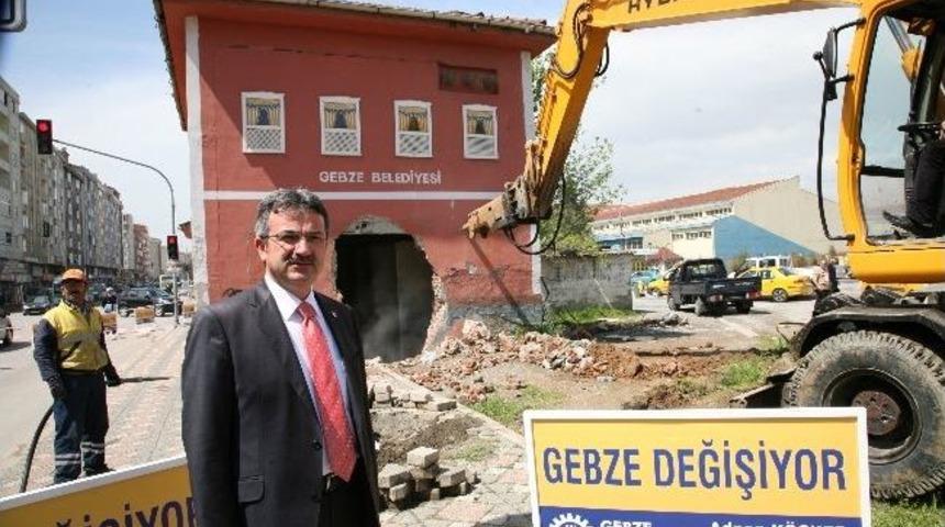 Gebze'de Elektrik Kabloları Yer Altına Alındı