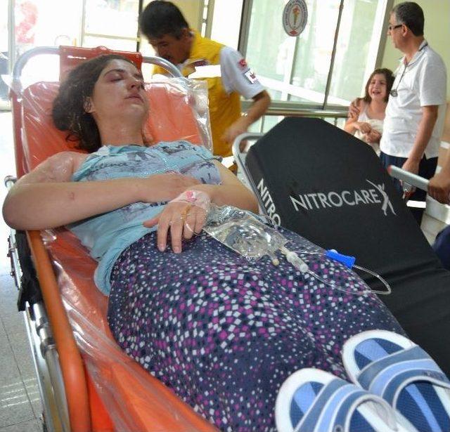 D&uuml;d&uuml;kl&uuml; Tencere Patladı: 2 Yaralı 1