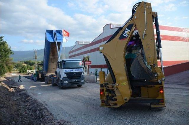 Kartepe Acısu Yavuz Sultan Selim Mahallesi Asfaltlama Çalışması