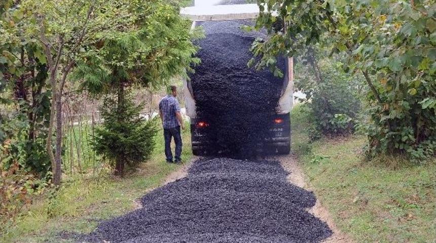 Trabzon Belediyesi Bengisu Mahallesinde Asfaltsız Yol Bırakmıyor