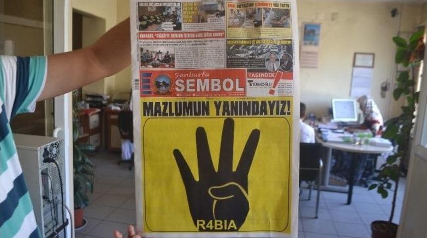 Rabia İşaretine Destek &Ccedil;ığ Gibi B&uuml;y&uuml;yor